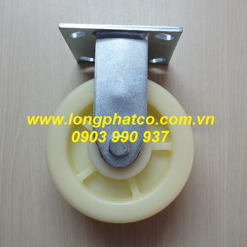 B&aacute;nh xe Nylon c&agrave;ng th&eacute;p cố định LP Caster